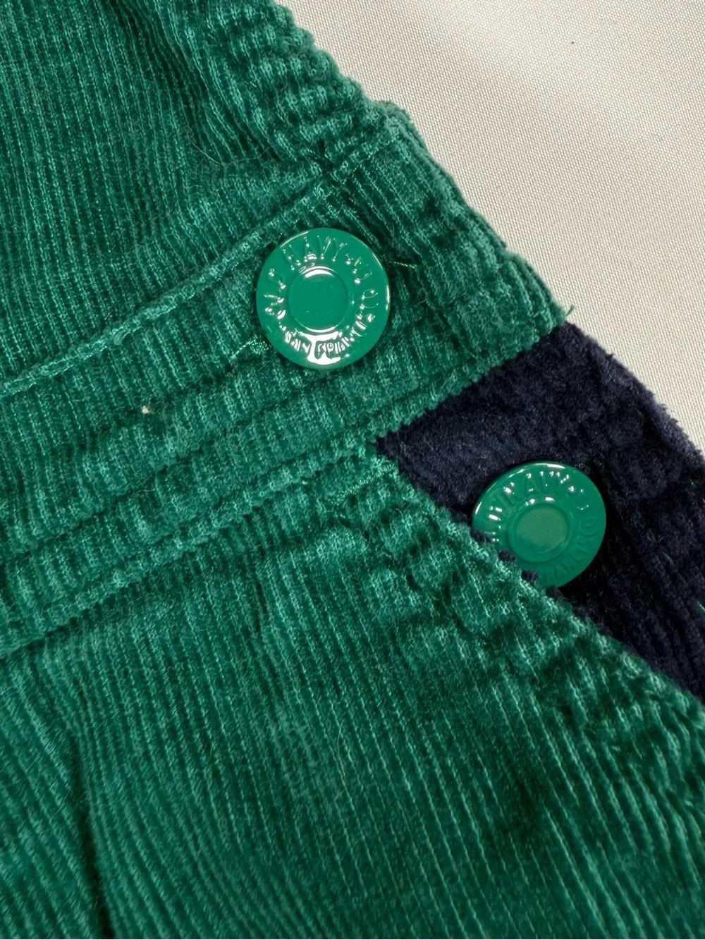 OLD NAVY Baby Corduroy Overalls 6-12M Workwear Retro Carpenter Utility Preppy